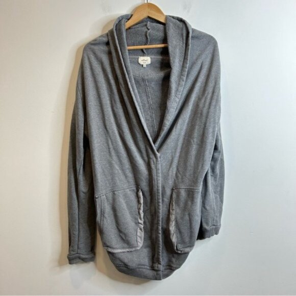 Aritzia Wilfred Rousseau Cardigan Sweater Grey - Picture 2 of 8